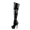 Pleaser - KISS3010 Plateau overknee Laarzen - Zwart Product image